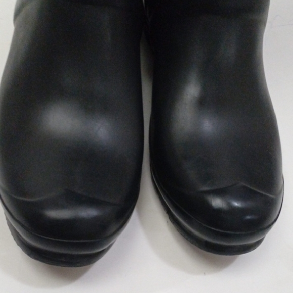 Hunter Black Women's Winter & Rain Knee High Tall Boots Women's Size US 10 - Picture 3 of 17